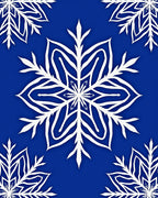 Winter White Snowflake Nova Rug