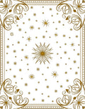 Golden Starburst Celestial Collection Rug