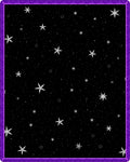 Celestial Night Starry Snowflakes Rug