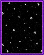 Celestial Night Starry Snowflakes Rug