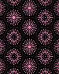 Hot Pink Floral Medallion Backdrop Rug