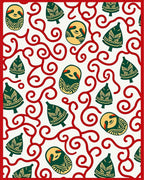 Whimsical Sloth And Tree Swirl Rug