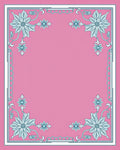 Rose Bloom Border with Intricate Vines Rug