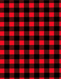 Bold Red Black Gingham Textile Weave Rug