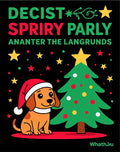 Christmas Dog And Tree Festive Rug