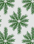 Green Palm Frond Mandala Rug