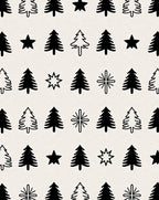 Whimsical Tree and Star Medley Rug