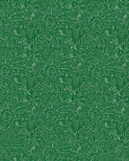 Emerald Green Leafy Swirl Arrangement Rug