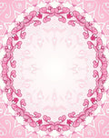 Floral Pink Mandala Arrangement Rug