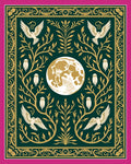 Enchanted Forest Moon Owl Dove Rug