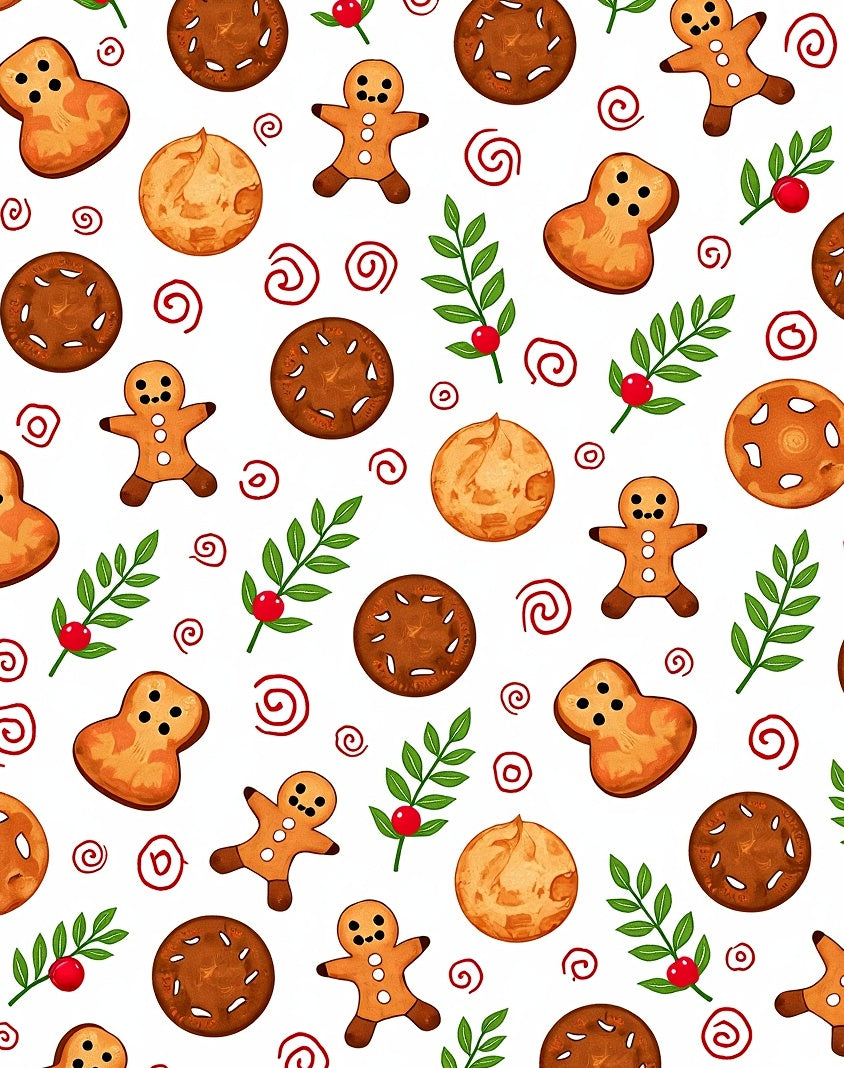 Sweet Gingerbread Holiday Cookie Collection Rug