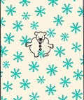 Whimsical Bear and Snowflakes Cream Rug