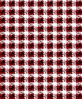 Classic Red Houndstooth Rug