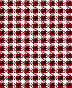 Classic Red Houndstooth Rug