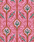 Pink Floral Tree Vines Rug