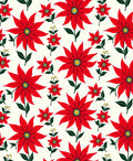Bold Red Floral Blooms Rug