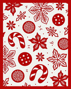 Crimson Classic Holiday Candy Cane Rug