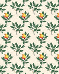 Charming Yellow Bird Branch Sprig Rug