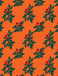 Emerald Leaf Berry Autumn Rug