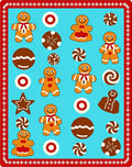 Whimsical Gingerbread Cookie Holiday Rug