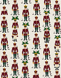 Crimson Soldiers with Green Foliage Accents Rug