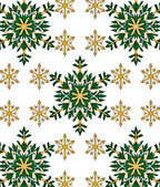 Emerald Gold Snowflake Medallion Rug