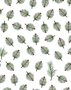 Green Pine Needle All Over Rug
