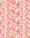 Coral Swirl Abstract Harmony Rug