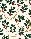 Classic Holly Berry Garland Rug