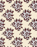 Vintage Crimson Floral Arrangement Rug