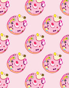 Pink Donut Sprinkle Whimsy Rug