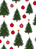 Green Christmas Tree Red Ornament Star Rug