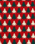 Christmas Tree Array Scarlet and Emerald Rug