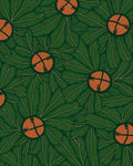 Green Branch Orb Artful Rug