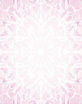Soft Rose Mandala Bloom Rug