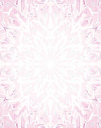Soft Rose Mandala Bloom Rug