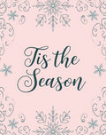 Winter Snowflake Scroll Festivity Rug