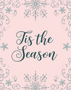 Winter Snowflake Scroll Festivity Rug