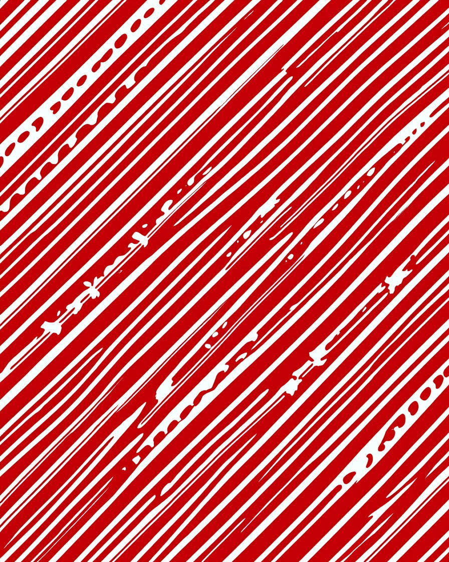 Bold Red Diagonal Stripe Ribbons Rug