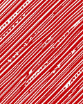 Bold Red Diagonal Stripe Ribbons Rug