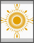 Golden Sunburst Radiance Rug