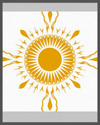 Golden Sunburst Radiance Rug
