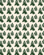 Forest Green Pine Tree Succession Rug