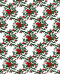 Red Green Festive Holly Berry Rug