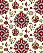 Crimson Pomegranate Floral Medallion Rug