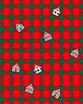 Red Green Buffalo Plaid Houses Rug