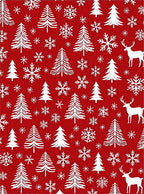 Rustic Winter Forest Scene Rug