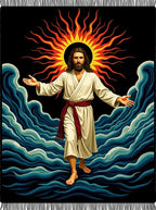 Radiant Sun Walking on Water Rug
