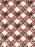 Crimson Green Plaid Lattice Rug