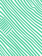 Mint Green Curved Stripe Area Rug